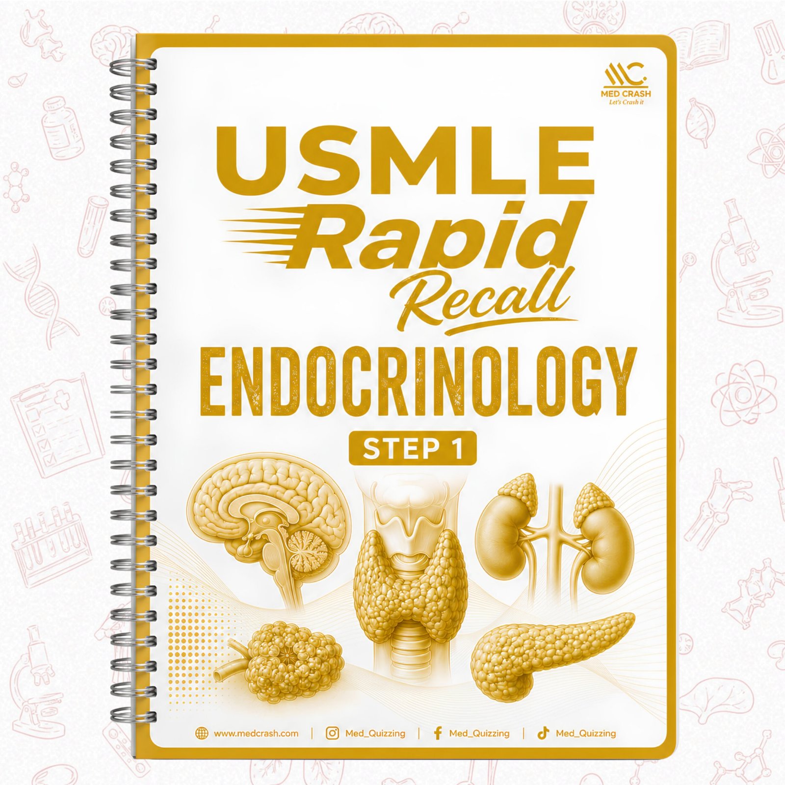 Endocrinology USMLE Rapid Recall | Step 1 | Visual Review Ebook